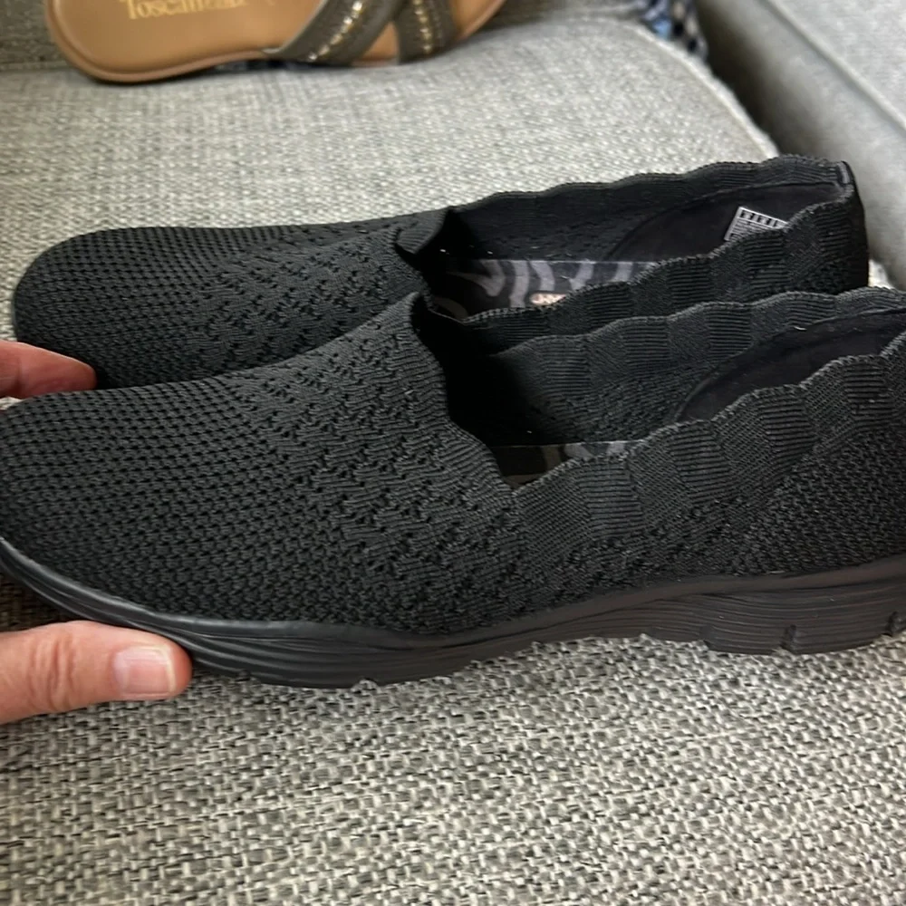 Skechers Women's Seager - Stat - Scalloped Collar, Knit Slip-on  Size 9 NWOT - Picture 6 of 9